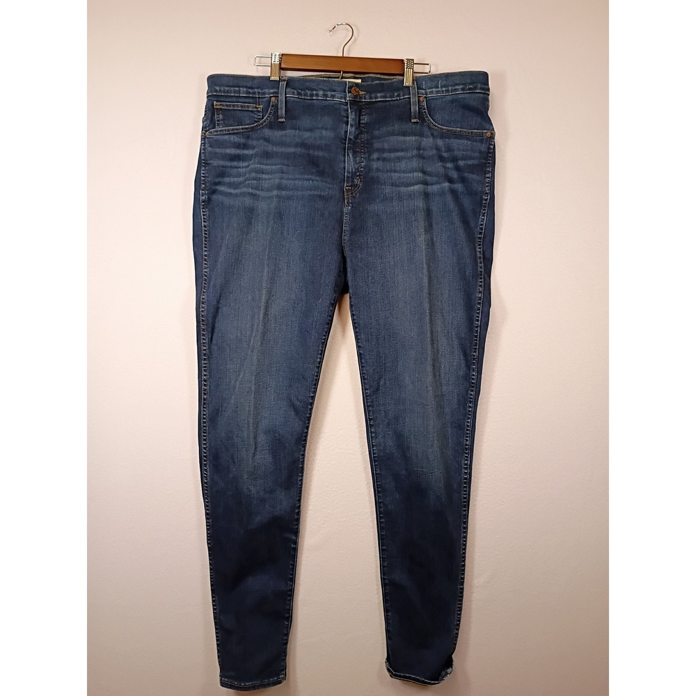 Classic Madewell Womens Size 40 Dark Wash High Rise Skinny Stretch Denim Jeans
